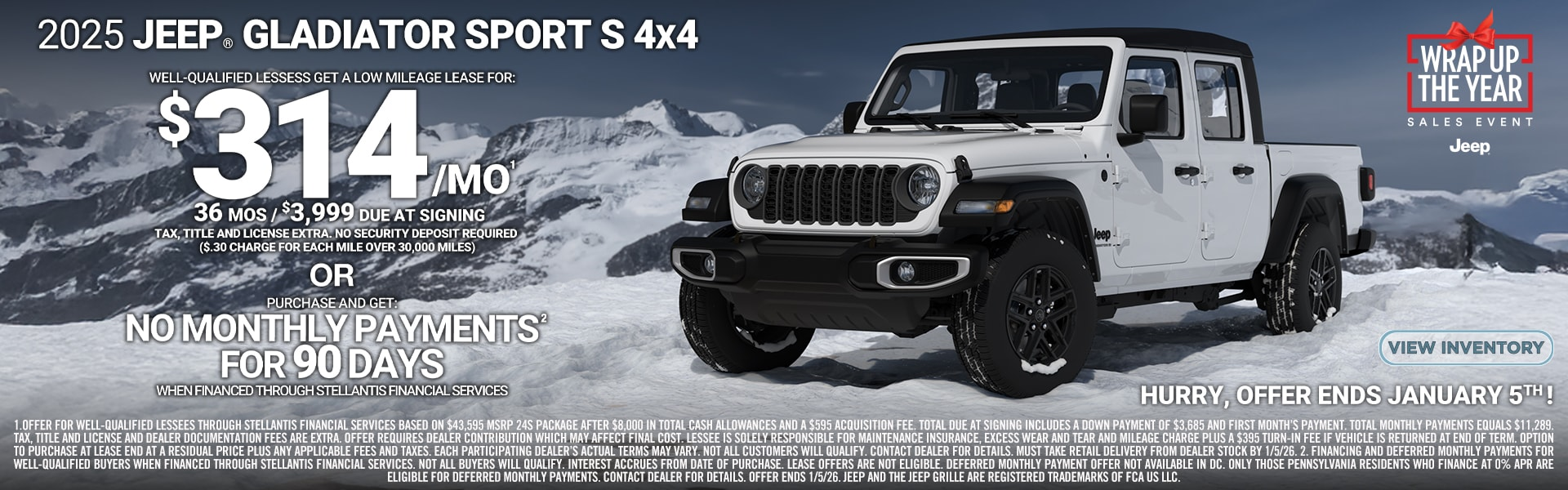 2025 Jeep Gladiator Sport S at Petrus Auto Sales (CDJR) in Stuttgart AR